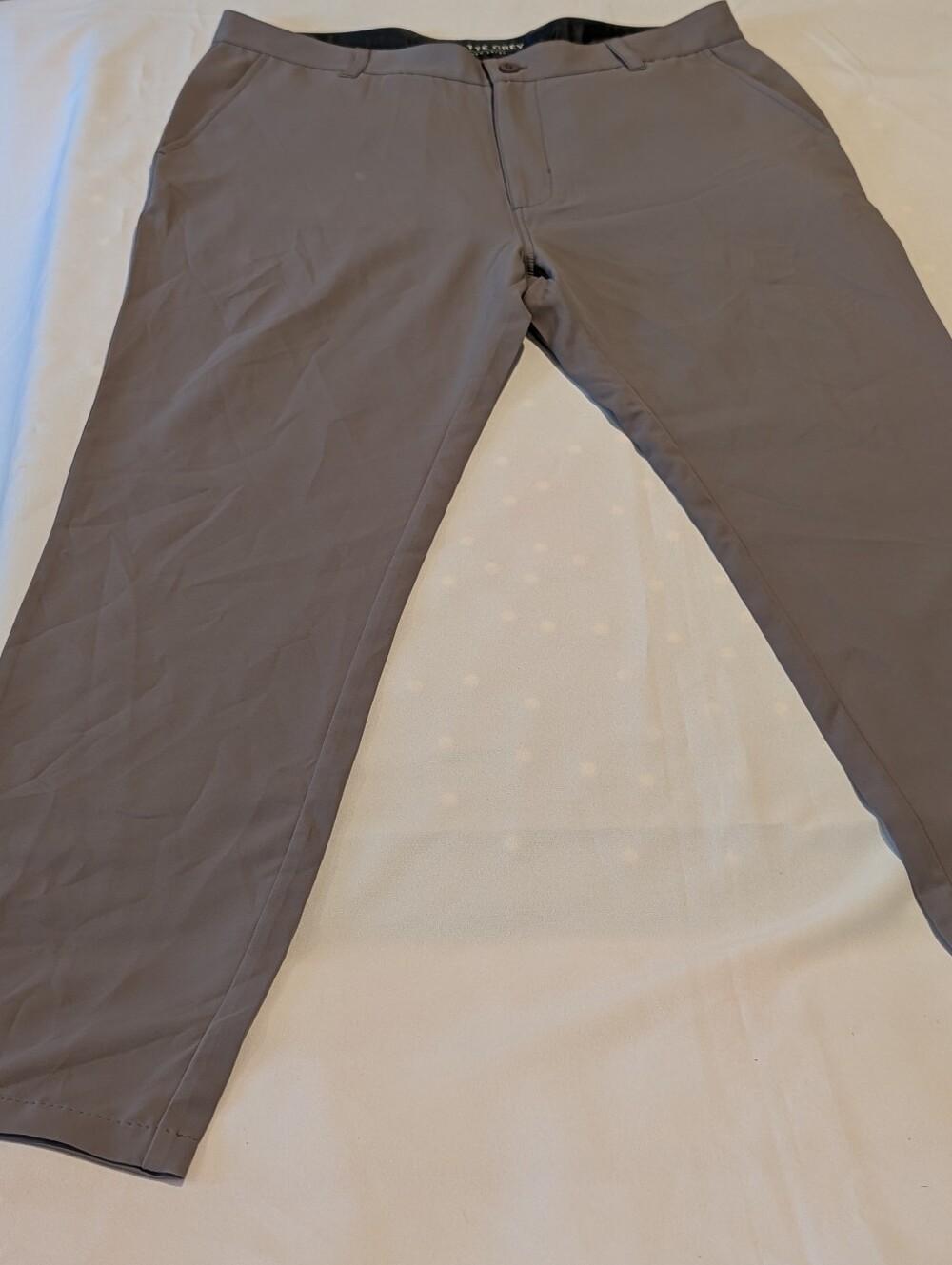 Men's Matte Grey Steel Dress Pants 38/32
